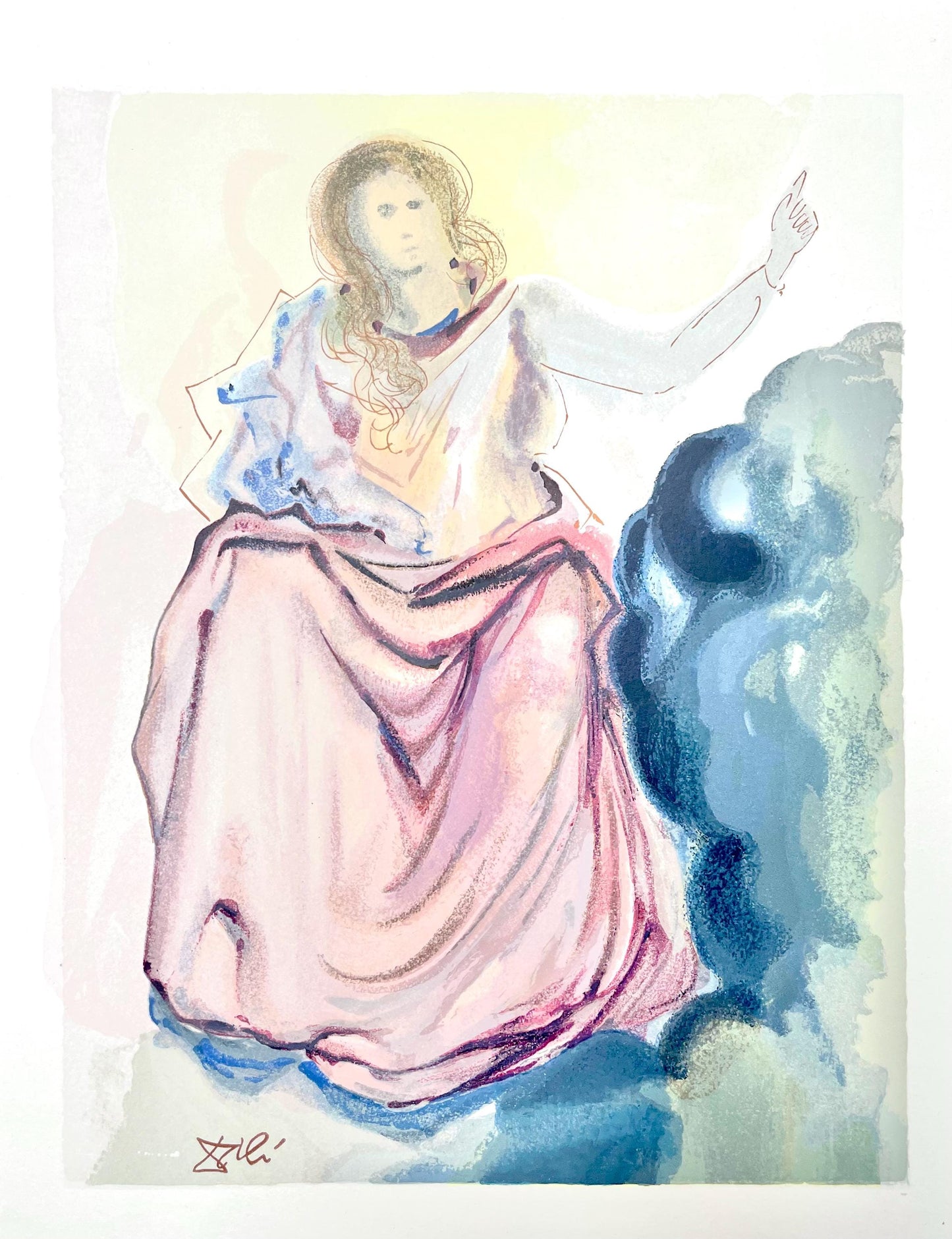 Salvador Dali, Paradies Iv (Michler/Lpsinger 1039-1138; Field 189-200), Die Gttliche Komdie,
