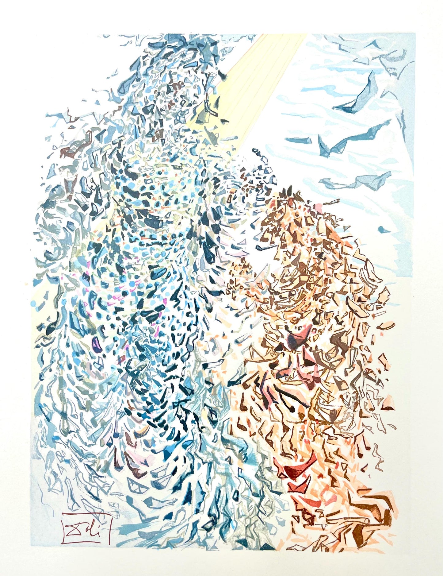 Salvador Dali, Paradies Xi (Michler/Lpsinger 1039-1138; Field 189-200), Die Gttliche Komdie,