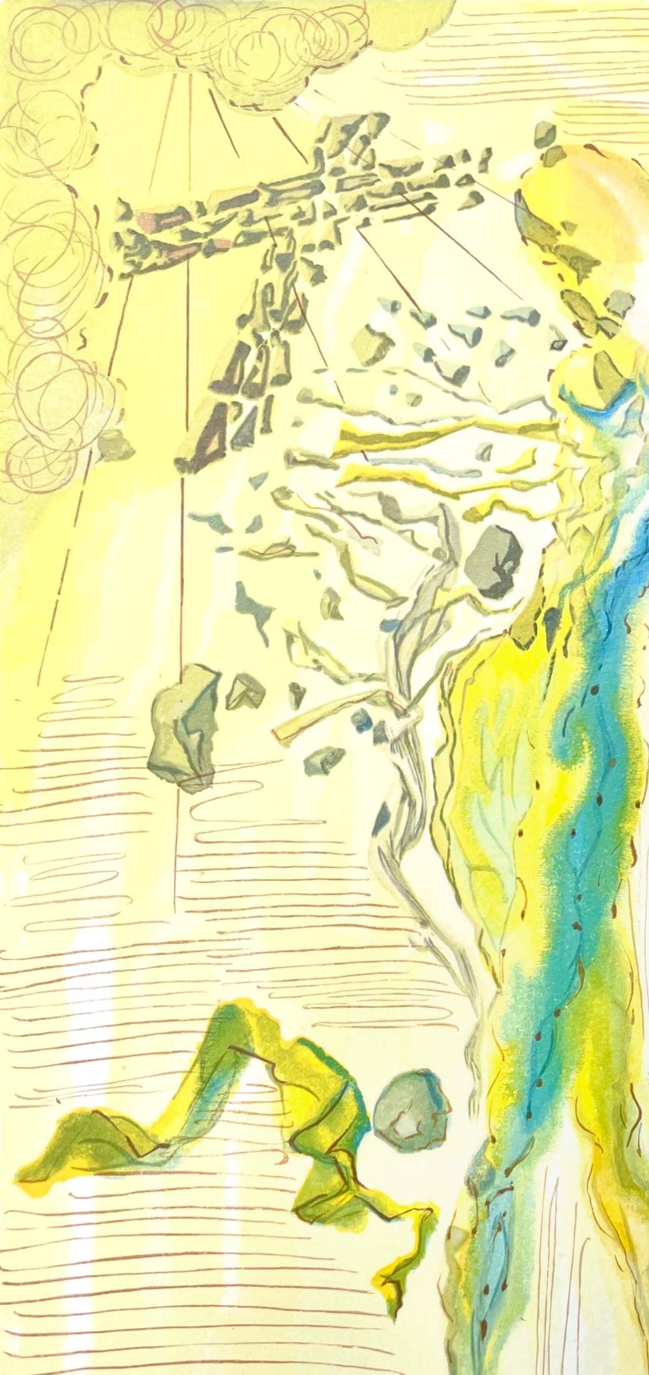 Salvador Dali, Paradies Xii (Michler/Lpsinger 1039-1138; Field 189-200), Die Gttliche Komdie,