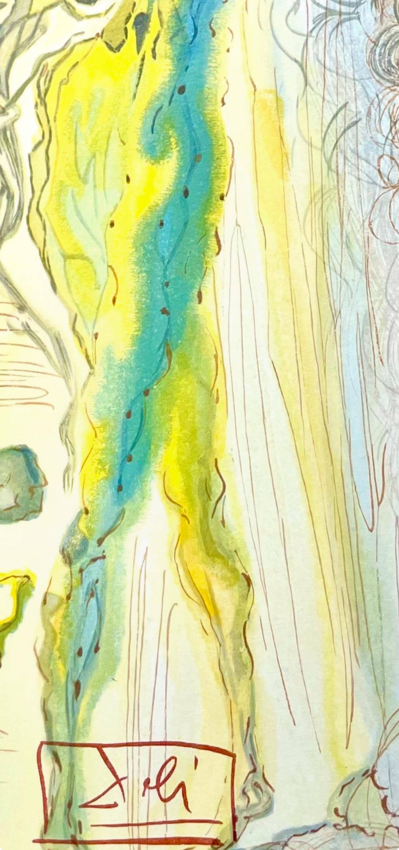 Salvador Dali, Paradies Xii (Michler/Lpsinger 1039-1138; Field 189-200), Die Gttliche Komdie,