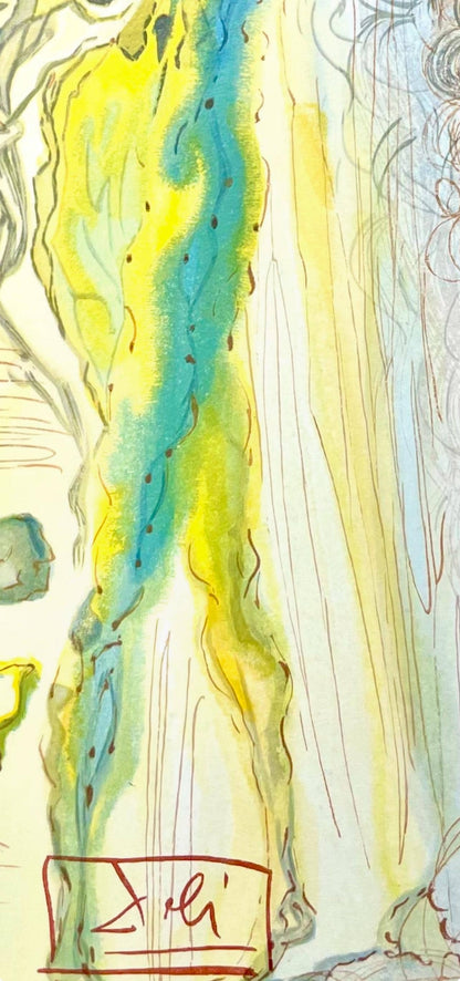 Salvador Dali, Paradies Xii (Michler/Lpsinger 1039-1138; Field 189-200), Die Gttliche Komdie,