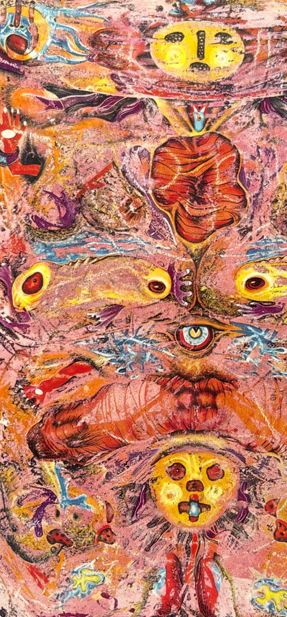 Alfonso Ossorio, Composition, Peintures Initiatiques D'Alfonso Ossorio, Collotype