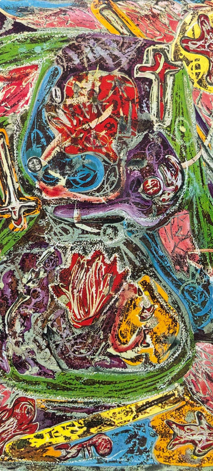 Alfonso Ossorio, Composition, Peintures Initiatiques D'Alfonso Ossorio, Collotype