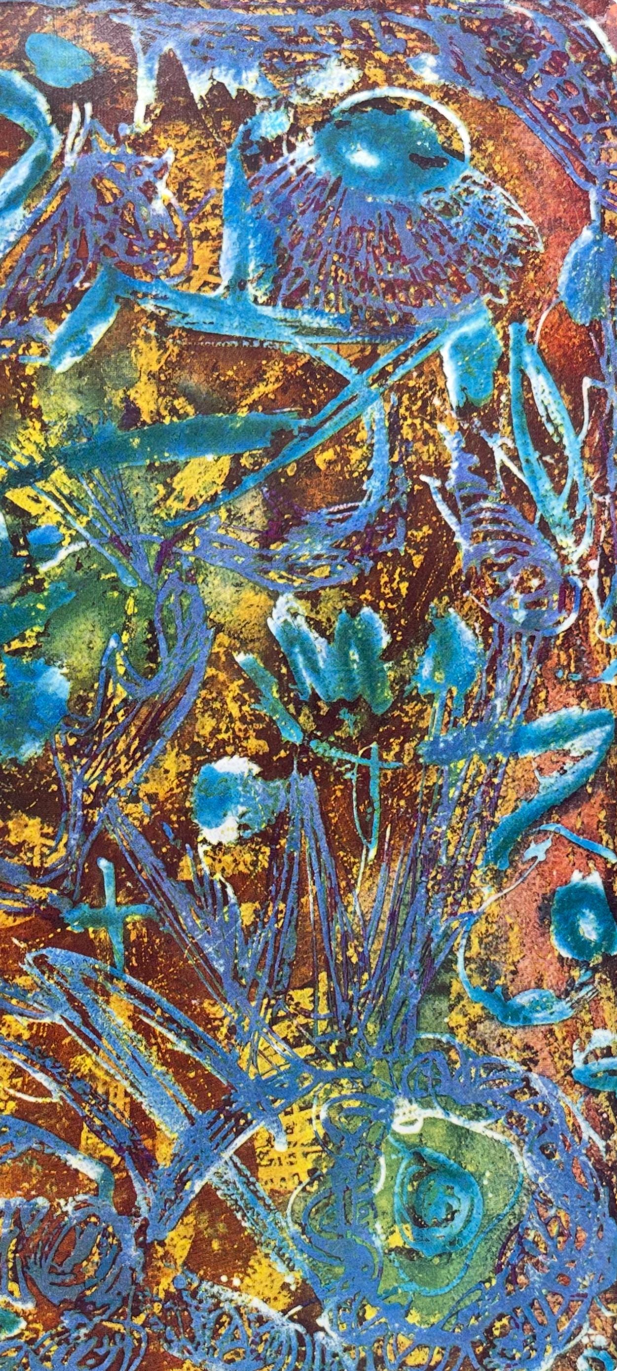 Collotype - Alfonso Ossorio - Composition - Peintures initiatiques d'Alfonso Ossorio