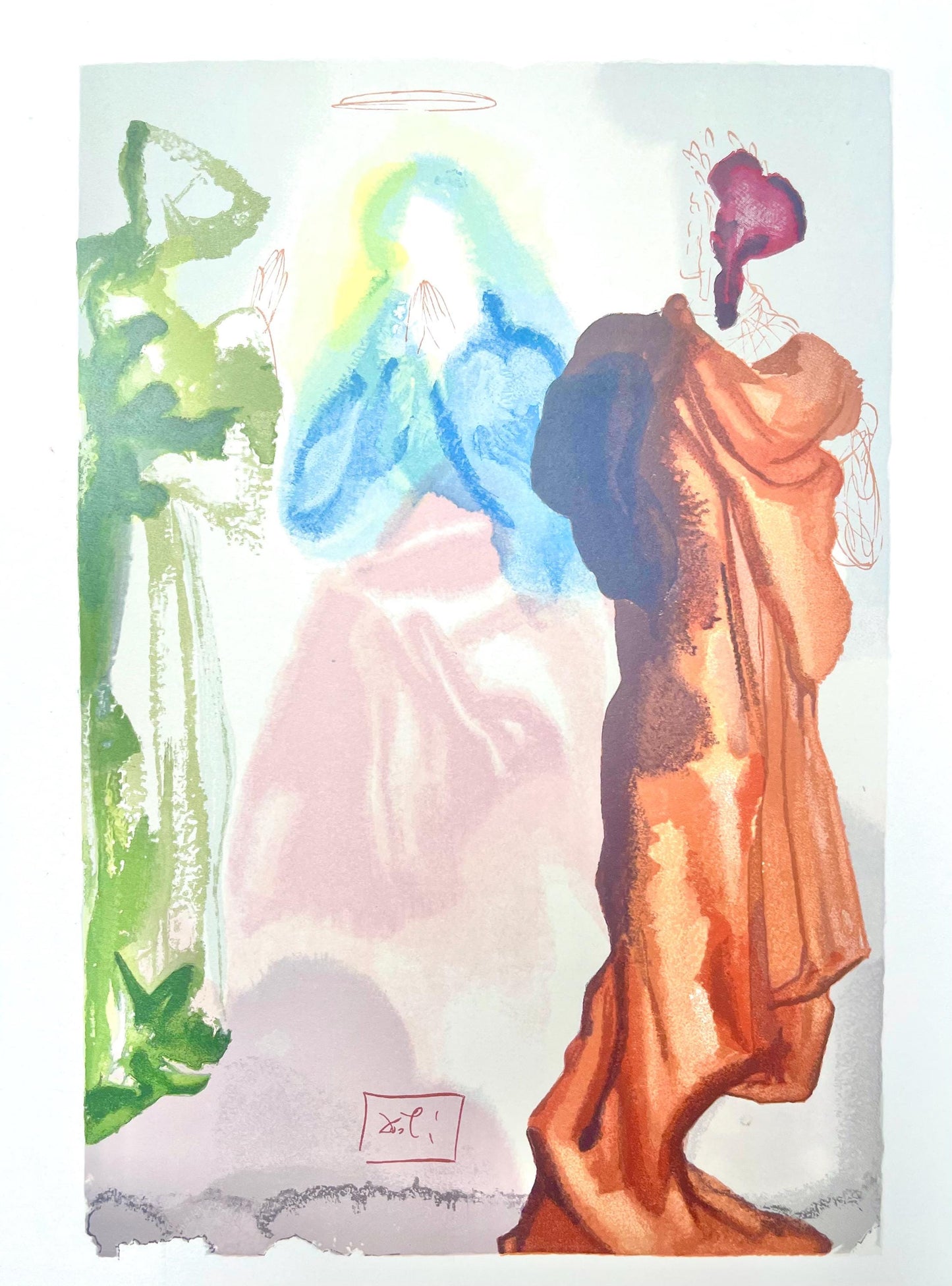 Salvador Dali, Paradies Xxxiii (Michler/Lpsinger 1039-1138; Field 189-200), Die Gttliche Komdie,