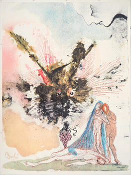Salvador Dali, Composition (Michler/Lpsinger 1600; Field 69-3), Biblia Sacra, Lithograph