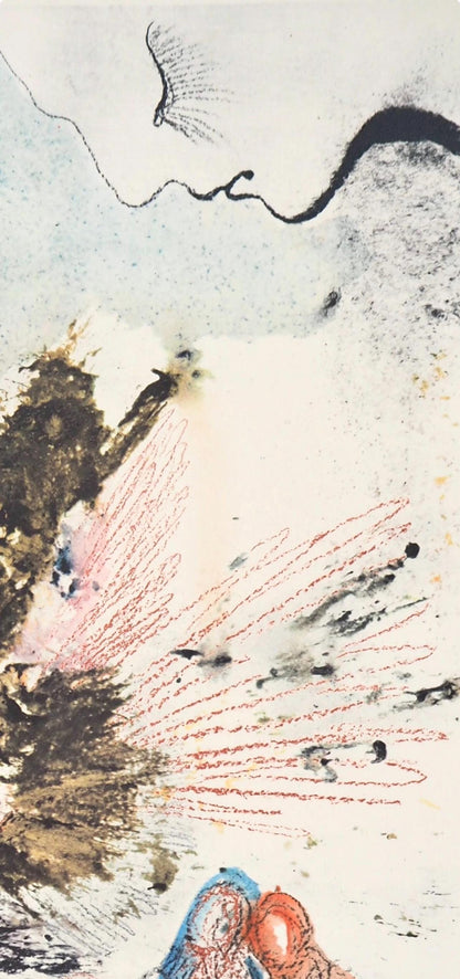 Salvador Dali, Composition (Michler/Lpsinger 1600; Field 69-3), Biblia Sacra, Lithograph