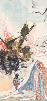 Salvador Dali, Composition (Michler/Lpsinger 1600; Field 69-3), Biblia Sacra, Lithograph