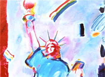 Peter Max, Statue Of Liberty I, Hand Signed, Official Lithograph