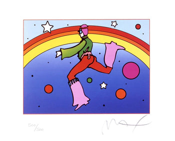 Peter Max, Cosmic Jumper, Detail Ii, Hand Signed, Official Lithograph