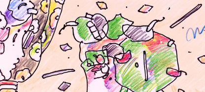 Peter Max, Lady Thru Window, Hand Signed, Official Lithograph