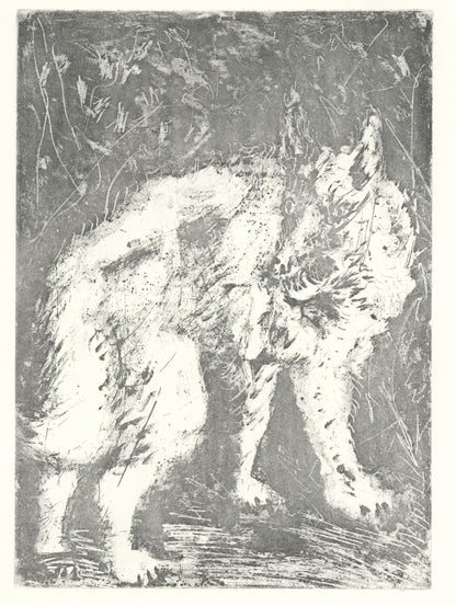 Pablo Picasso, Le Loup (The Wolf) (Orozco P.82), Histoire Naturelle, Lithograph