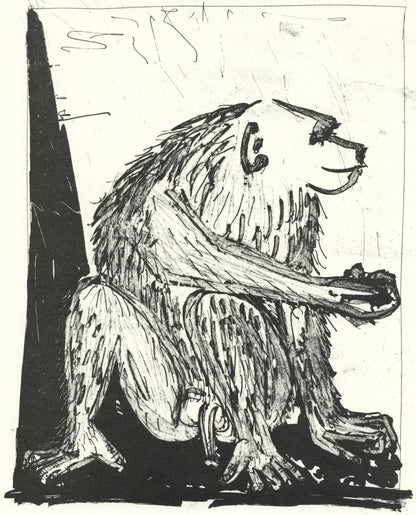 Pablo Picasso, Le Singe (The Monkey) (Orozco P.82), Histoire Naturelle, Lithograph