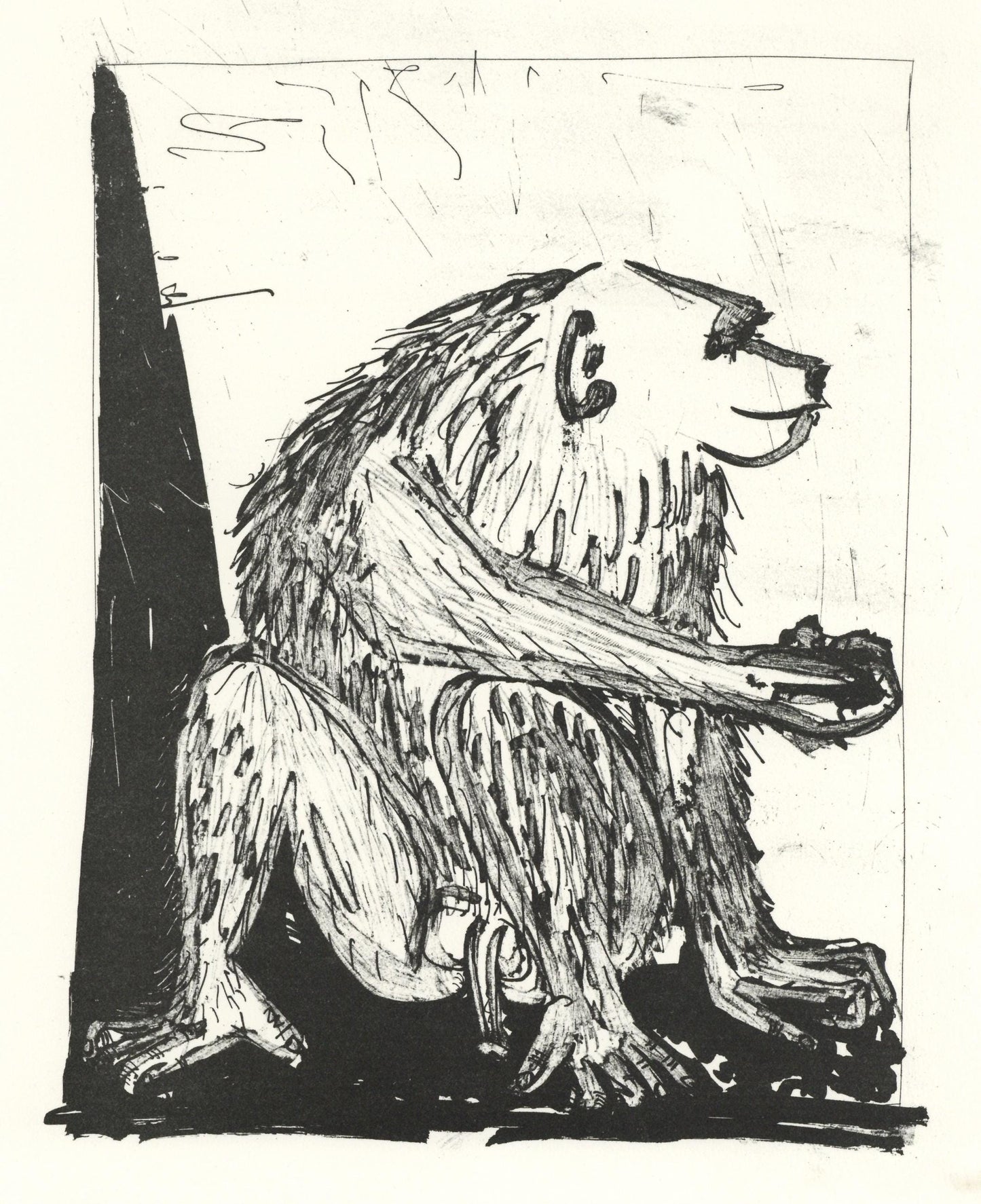 Pablo Picasso, Le Singe (The Monkey) (Orozco P.82), Histoire Naturelle, Lithograph