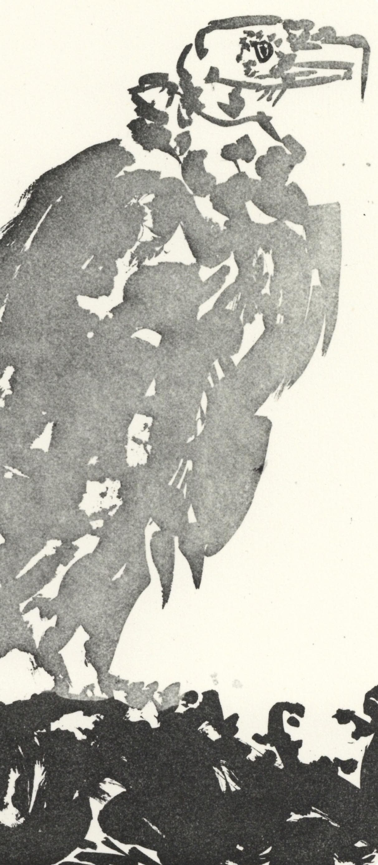 Pablo Picasso, Le Vautour (The Vulture) (Orozco P.82), Histoire Naturelle, Lithograph