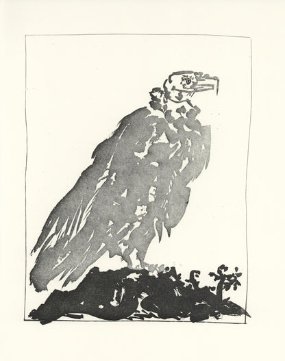 Pablo Picasso, Le Vautour (The Vulture) (Orozco P.82), Histoire Naturelle, Lithograph