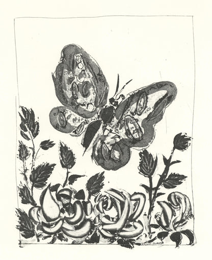 Pablo Picasso, Le Papillon (The Butterfly) (Orozco P.82), Histoire Naturelle, Lithograph