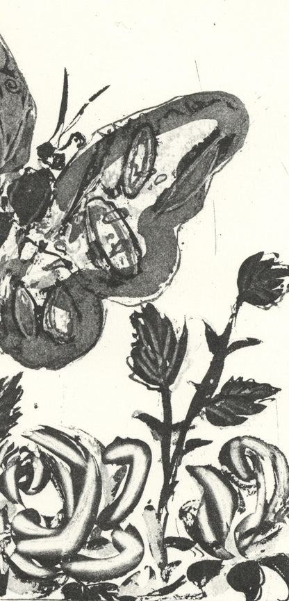 Pablo Picasso, Le Papillon (The Butterfly) (Orozco P.82), Histoire Naturelle, Lithograph
