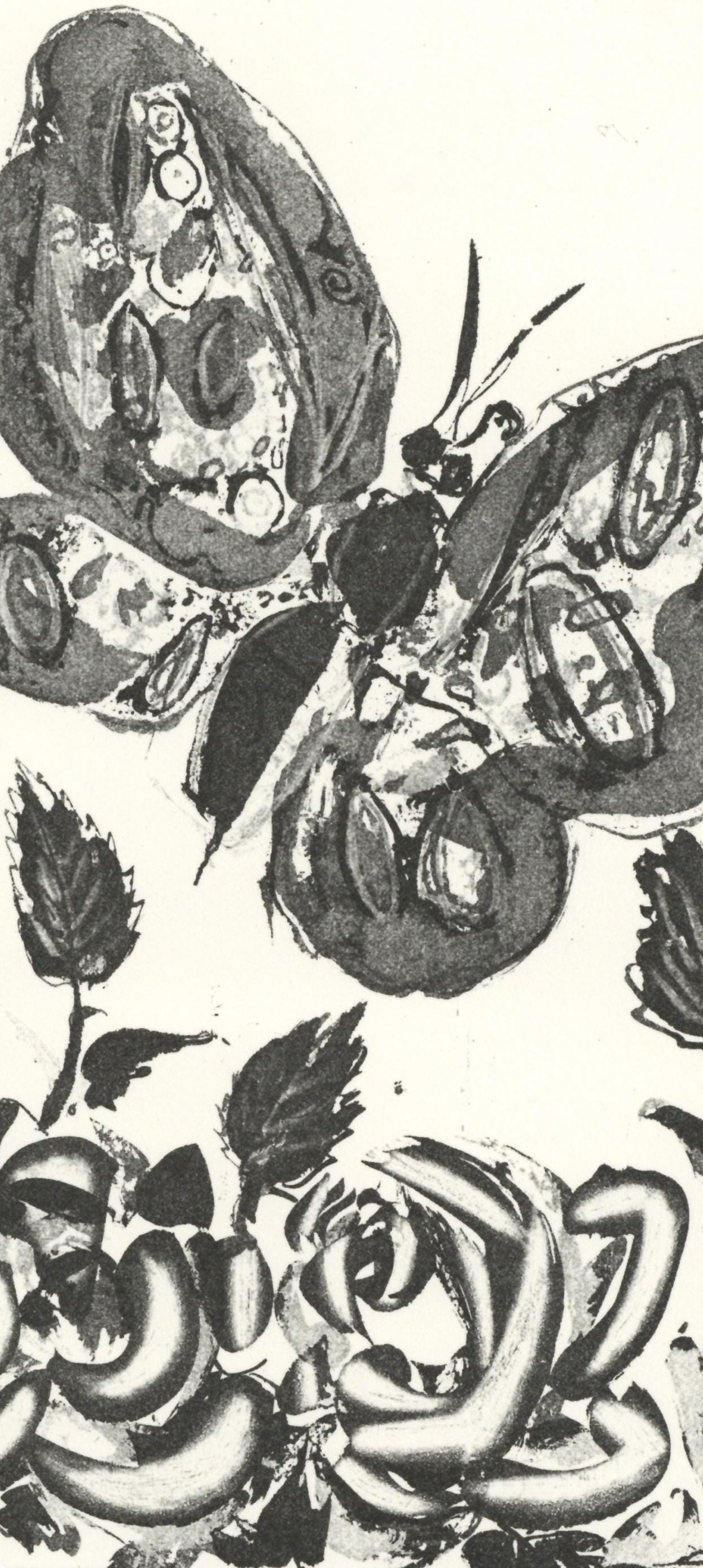 Pablo Picasso, Le Papillon (The Butterfly) (Orozco P.82), Histoire Naturelle, Lithograph