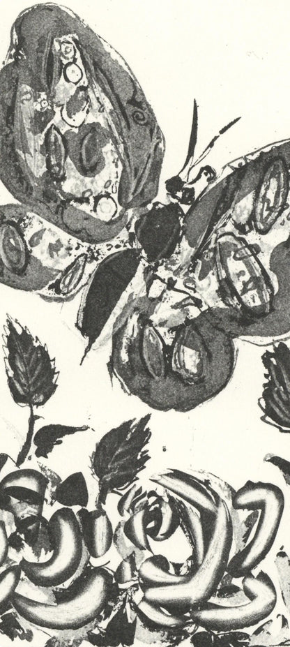 Pablo Picasso, Le Papillon (The Butterfly) (Orozco P.82), Histoire Naturelle, Lithograph