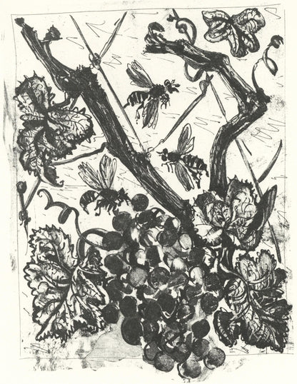 Pablo Picasso, La Gupe (The Wasp) (Orozco P.82), Histoire Naturelle, Lithograph