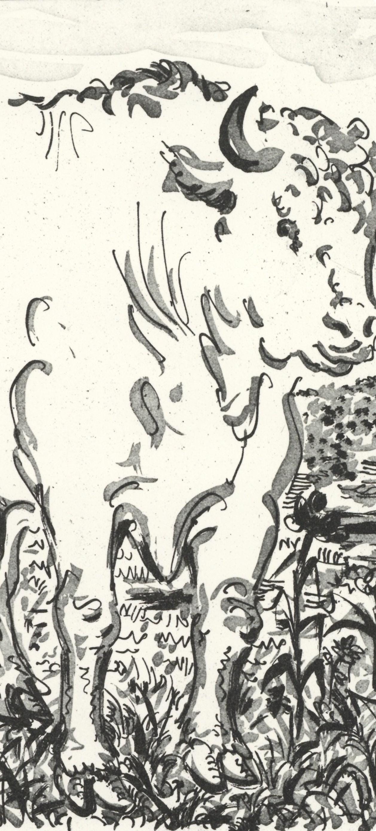 Pablo Picasso, Le Buf (The Bull) (Orozco P.82), Histoire Naturelle, Lithograph
