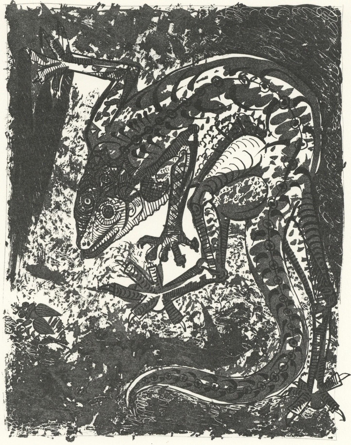 Pablo Picasso, Le Lzard (The Lizard) (Orozco P.82), Histoire Naturelle, Lithograph