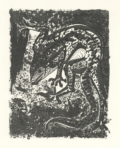 Pablo Picasso, Le Lzard (The Lizard) (Orozco P.82), Histoire Naturelle, Lithograph