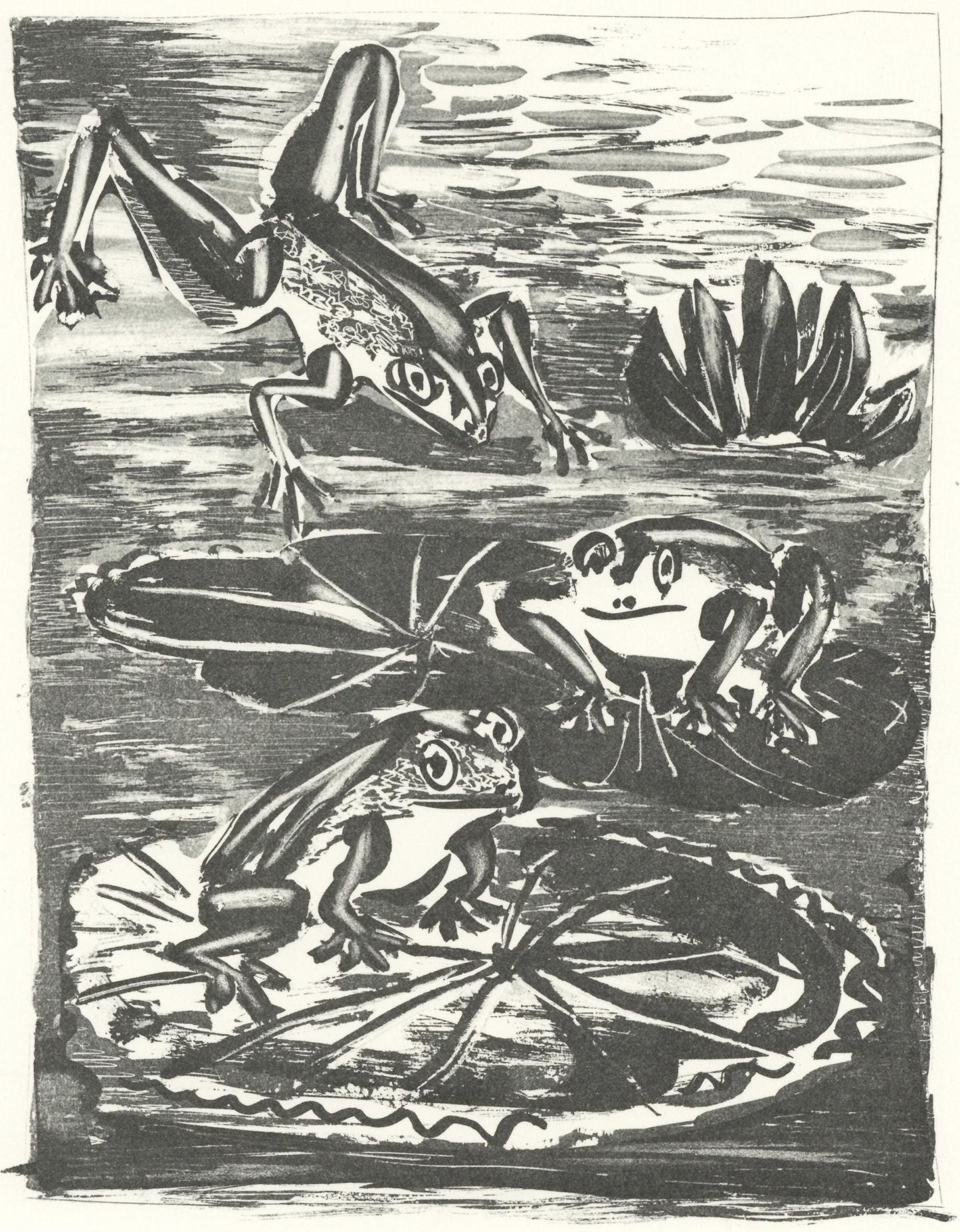 Pablo Picasso, La Grenouille (The Frog) (Orozco P.82), Histoire Naturelle, Lithograph