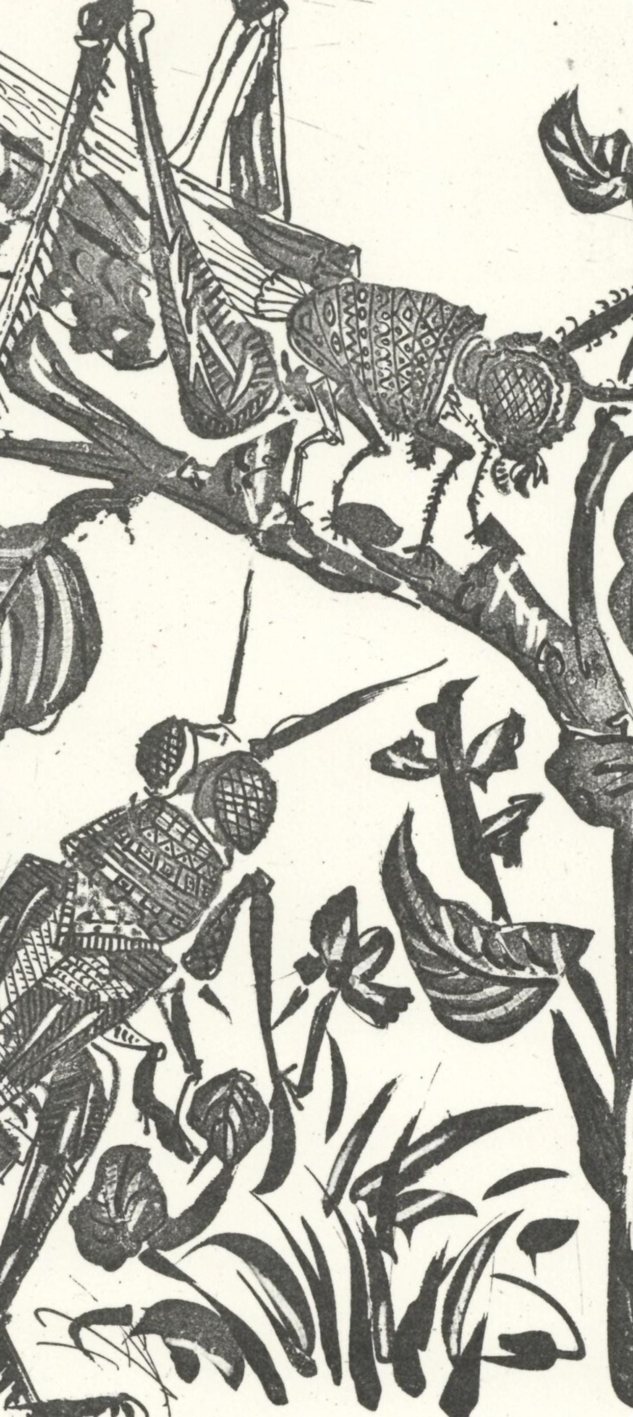 Pablo Picasso, La Sauterelle (The Grasshopper) (Orozco P.82), Histoire Naturelle, Lithograph