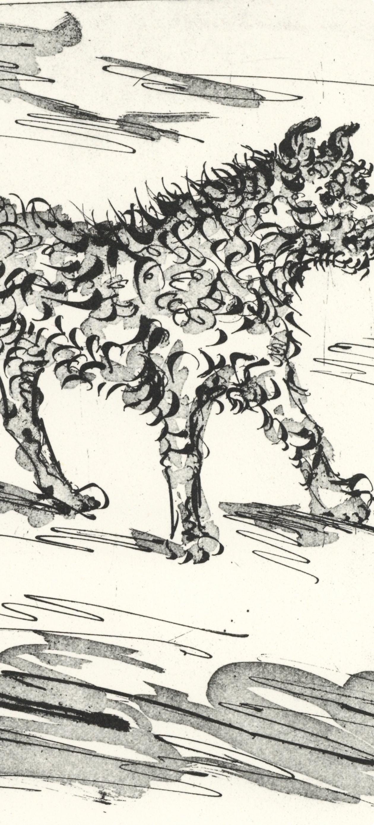 Pablo Picasso, Le Chien (The Dog) (Orozco P.82), Histoire Naturelle, Lithograph