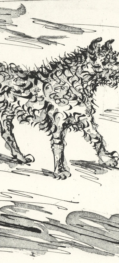 Pablo Picasso, Le Chien (The Dog) (Orozco P.82), Histoire Naturelle, Lithograph