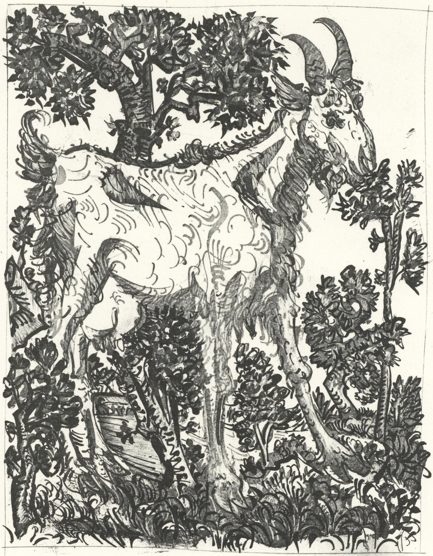 Pablo Picasso, La Chvre (The Goat) (Orozco P.82), Histoire Naturelle, Lithograph
