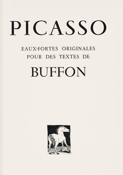 Pablo Picasso, Le Chat (The Cat) (Orozco P.82), Histoire Naturelle, Lithograph
