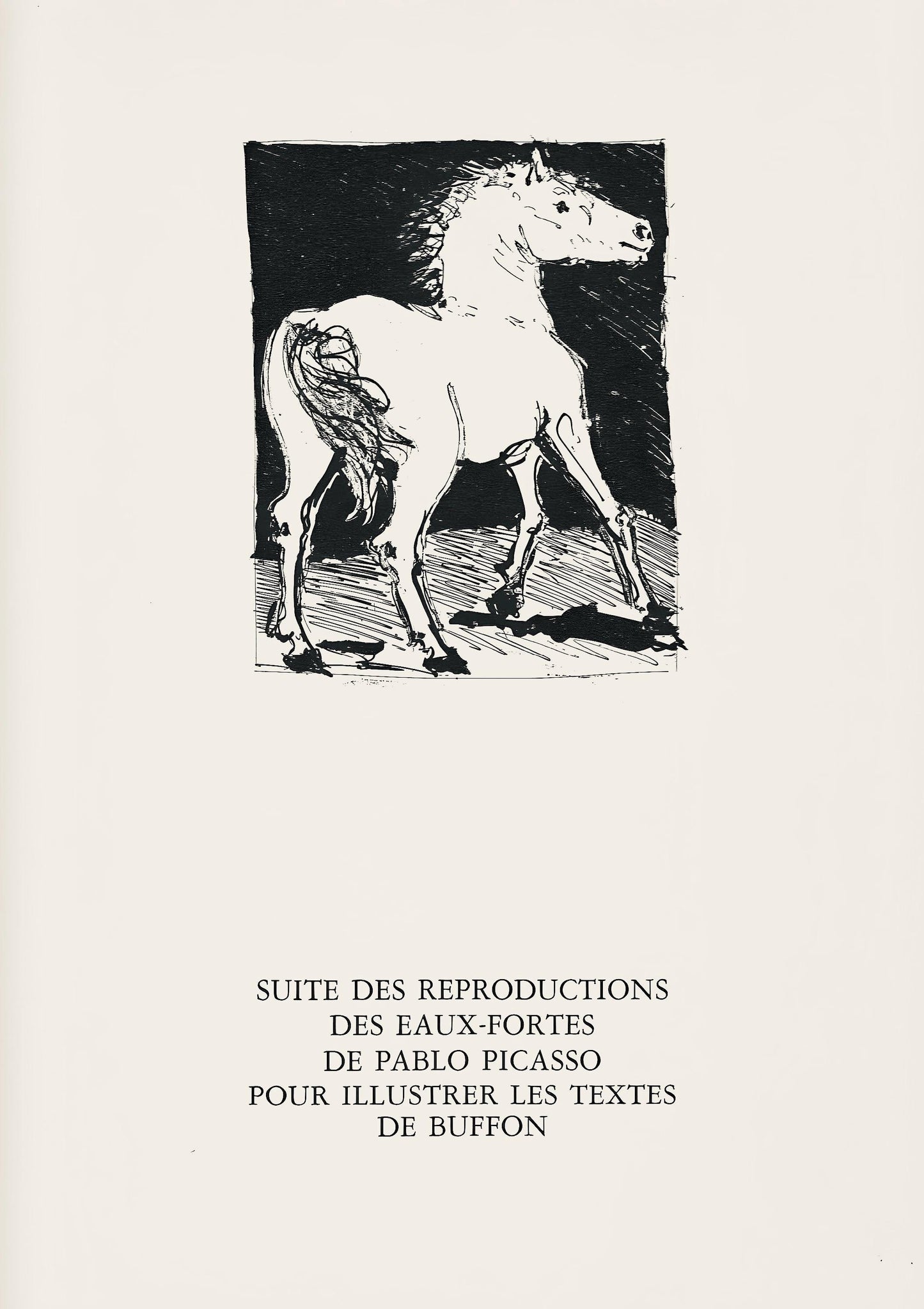 Pablo Picasso, Le Chat (The Cat) (Orozco P.82), Histoire Naturelle, Lithograph