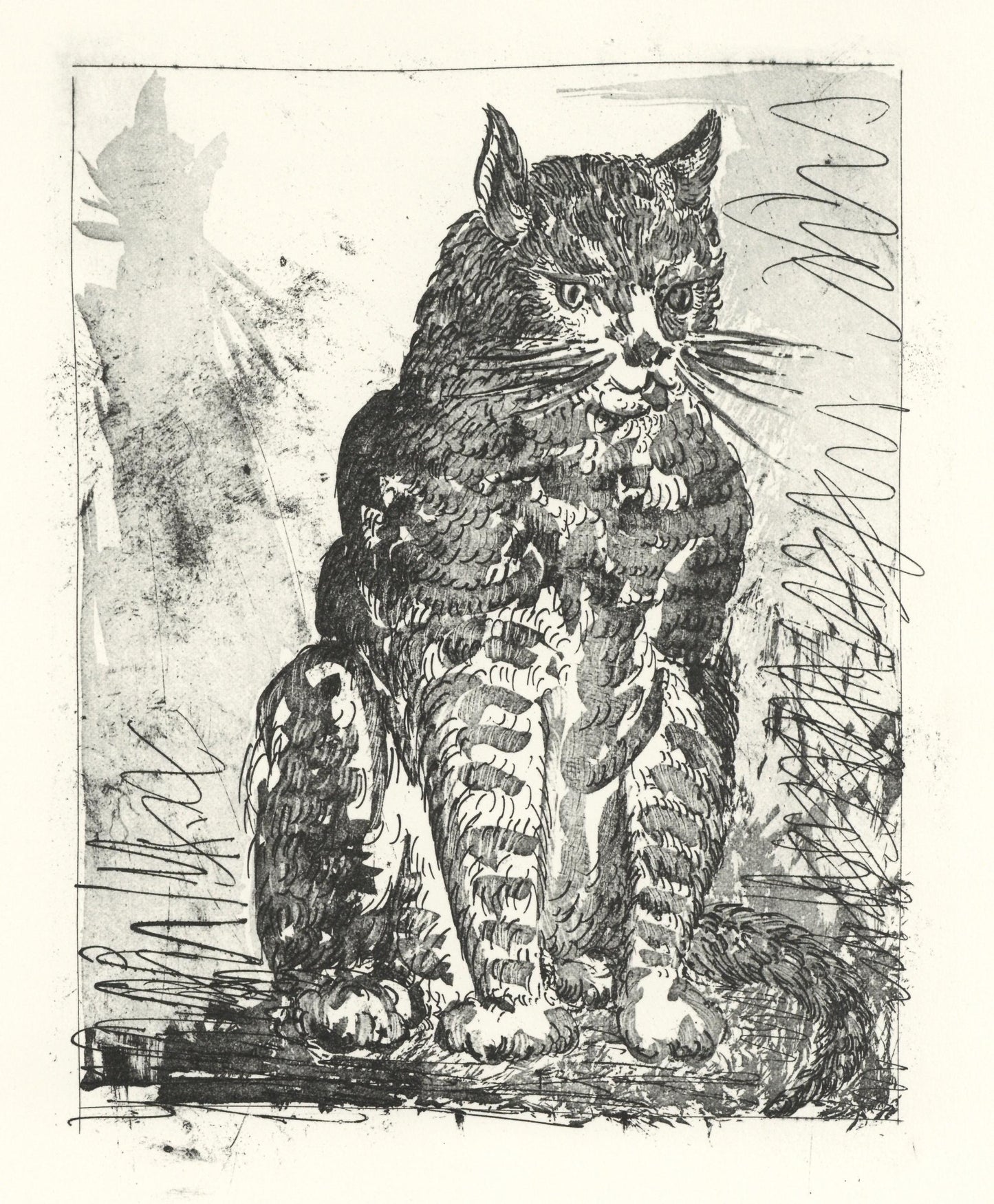 Pablo Picasso, Le Chat (The Cat) (Orozco P.82), Histoire Naturelle, Lithograph
