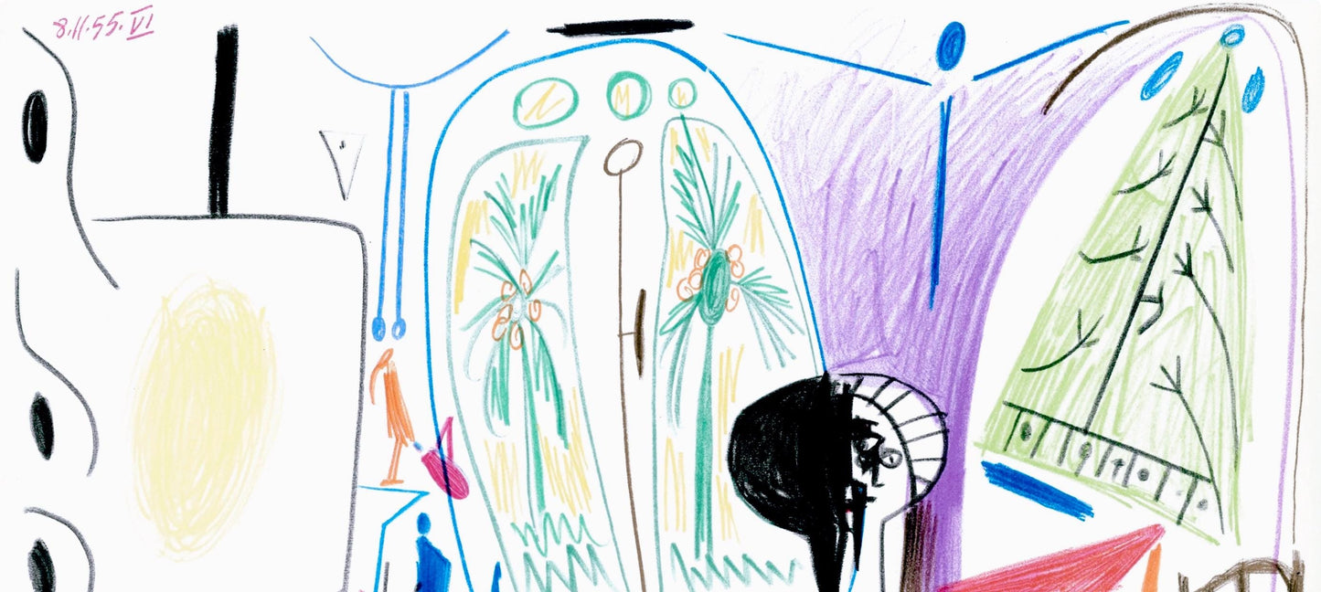 Pablo Picasso, Composition (Cramer 101), Carnet De La Californie, Collotype