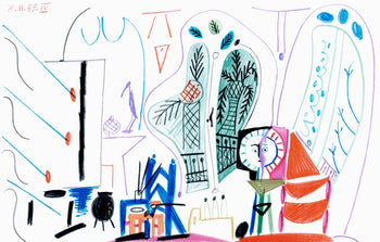 Pablo Picasso, Composition (Cramer 101), Carnet De La Californie, Collotype