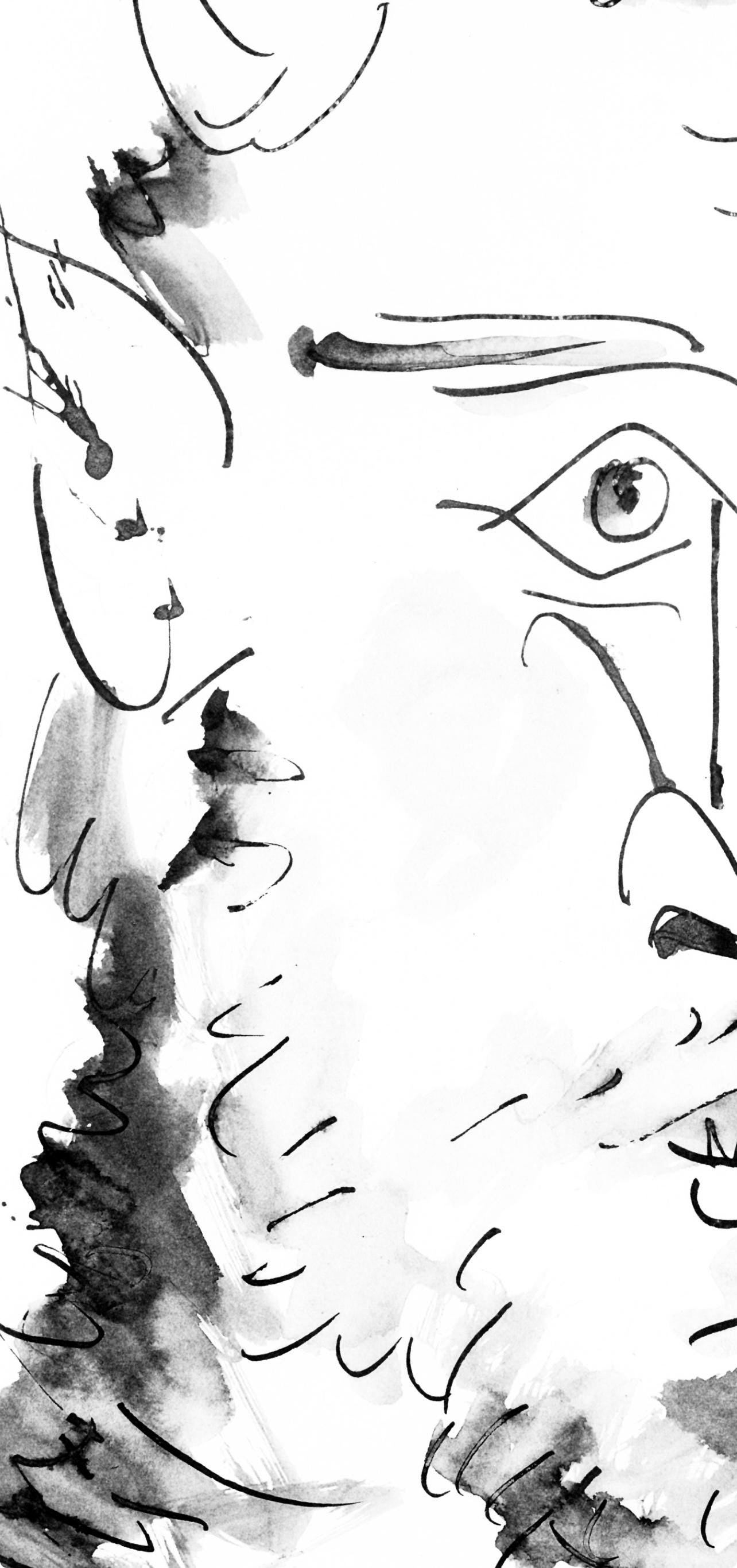 Pablo Picasso, Visage De Faune (Cramer 84; Johnson/Stein 77), 40 Dessins De Picasso En Marge Du