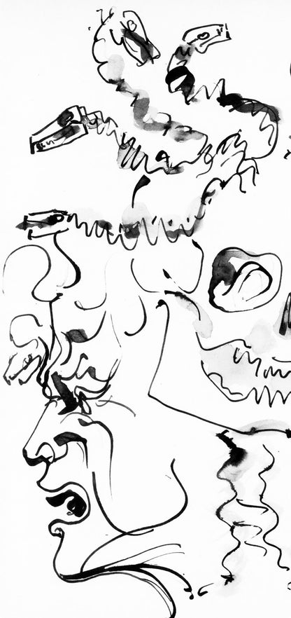 Pablo Picasso, Crnes Et Ttes De Mduse (Cramer 84; Johnson/Stein 77), 40 Dessins De Picasso En Marge