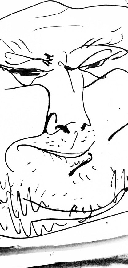 Pablo Picasso, Visage De Vieux Marin (Cramer 84; Johnson/Stein 77), 40 Dessins De Picasso En Marge