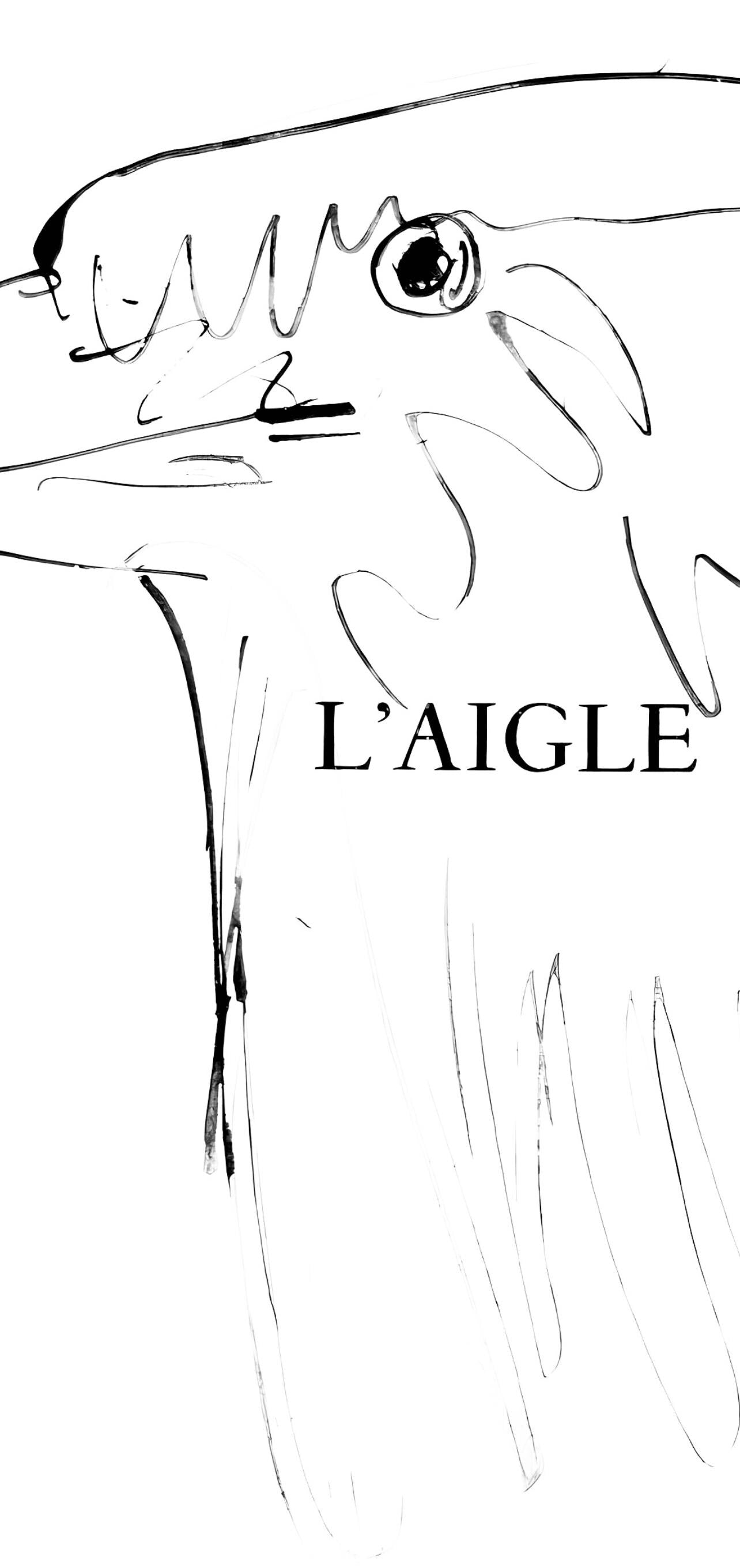 Pablo Picasso, L'Aigle (Cramer 84; Johnson/Stein 77), 40 Dessins De Picasso En Marge Du Buffon,