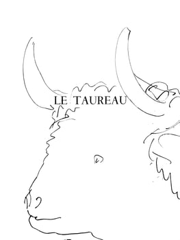 Pablo Picasso, Le Taureau (Cramer 84; Johnson/Stein 77), 40 Dessins De Picasso En Marge Du Buffon,