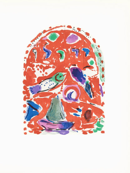 Marc Chagall, Tribe Of Simeon, The Jerusalem Windows, Lithograph