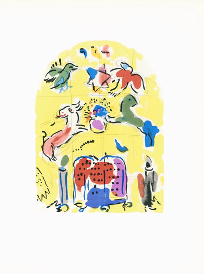 Marc Chagall, Tribe Of Levi, Jerusalem Windows, Lithograph