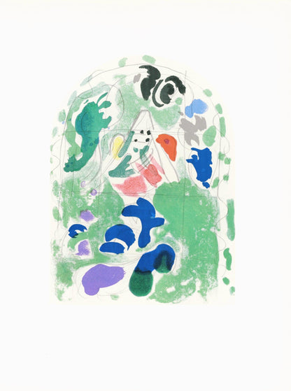Marc Chagall, Tribe Of Issachar, Jerusalem Windows, Lithograph