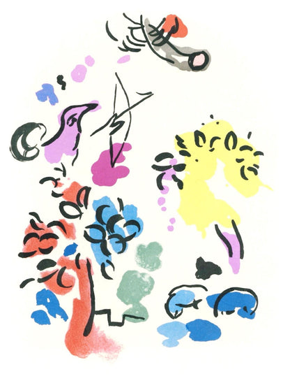 Marc Chagall, Tribe Of Joseph, Jerusalem Windows, Lithograph