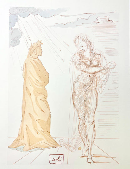 Salvador Dali, Hlle Ii (Michler/Lpsinger 1039-1138; Field 189-200), Die Gttliche Komdie, Signed,