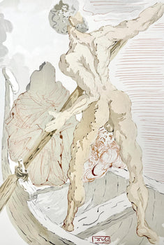 Salvador Dali, Hlle Iii (Michler/Lpsinger 1039-1138; Field 189-200), Die Gttliche Komdie, Signed,