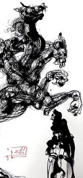 Salvador Dali, Hlle Vi (Michler/Lpsinger 1039-1138; Field 189-200), Die Gttliche Komdie, Signed,